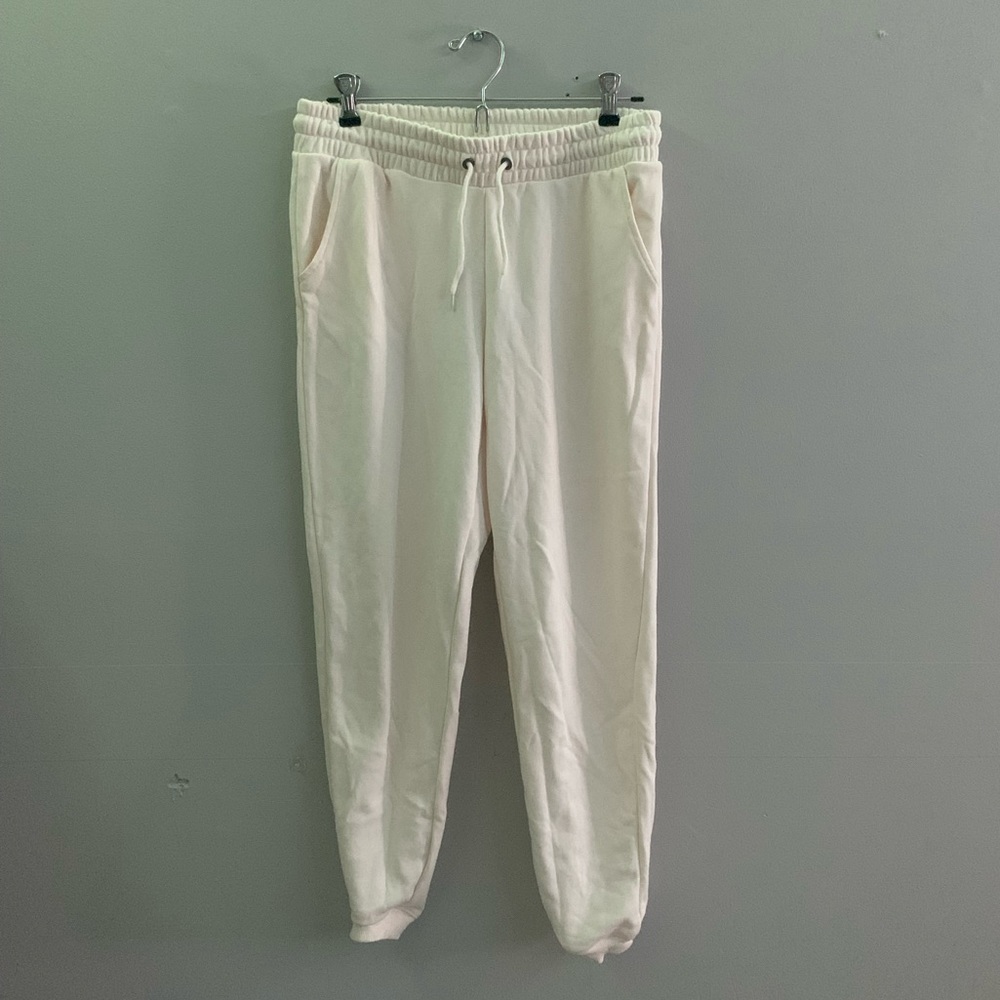 Old navy cream sweatpants xs
